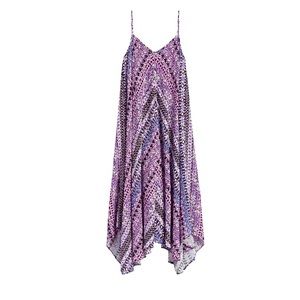 Beautiful blue, purple, pink and black dress!